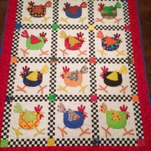 Chicks Talk Quilt Blanket Yld9  Quilt
